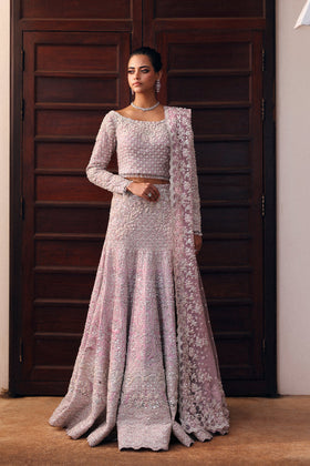 Pakistani Bridal Dress in Choli Mermaid Lehenga Style